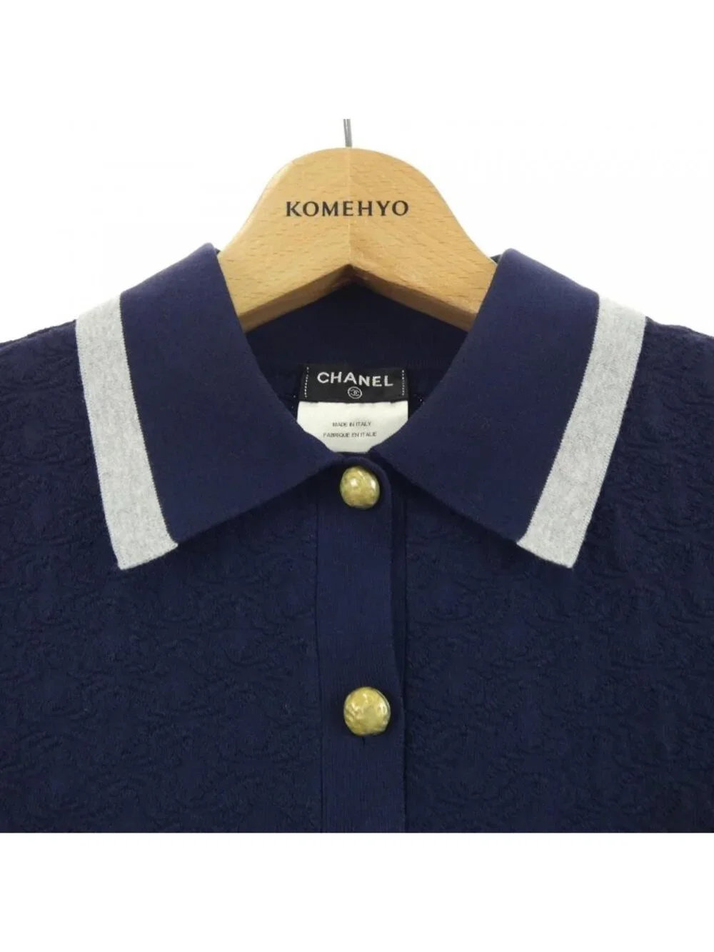 Chanel Tunic Coat Navy